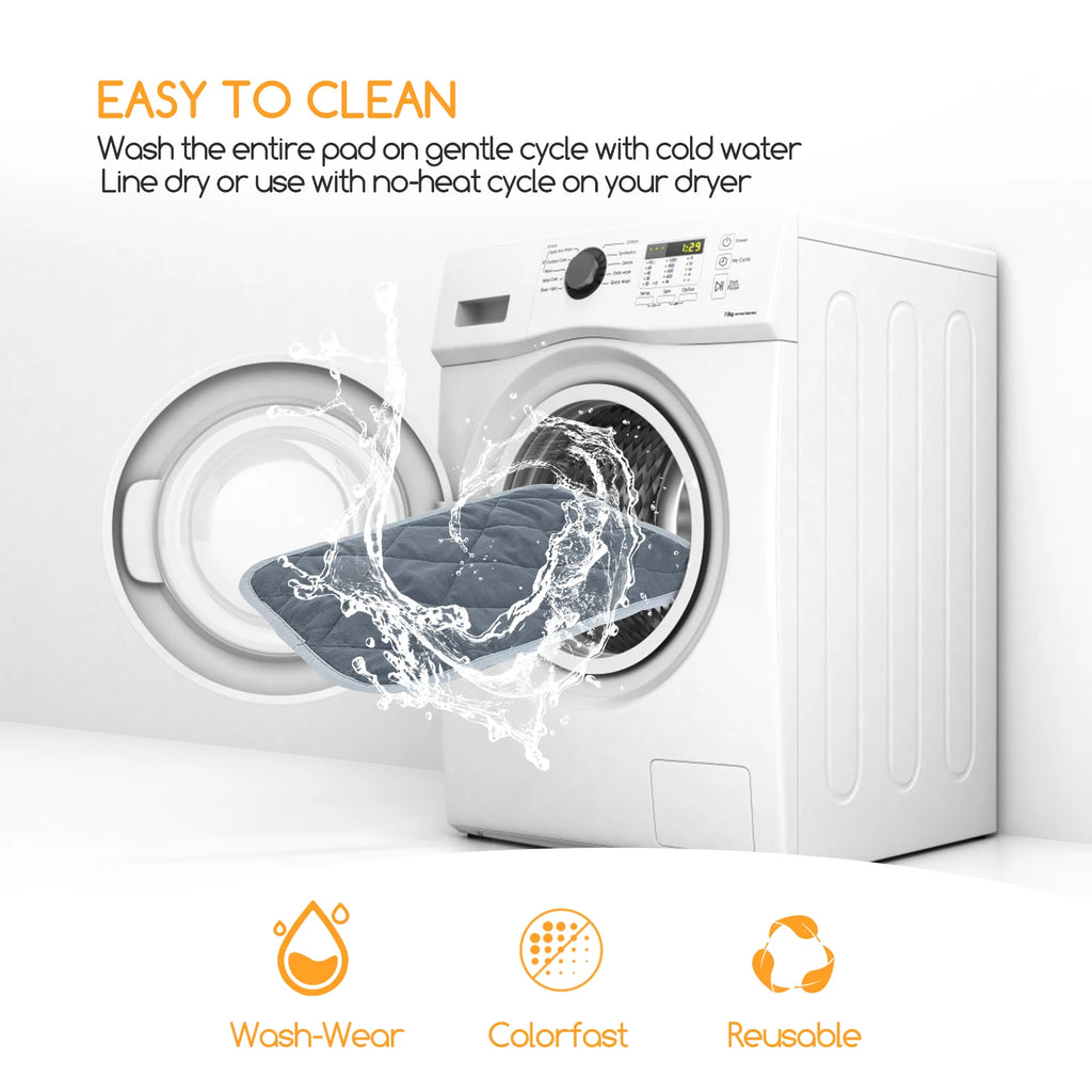 Warm Nest mat is machine washable