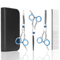 Cuppy Groom Kit: straight, thinning and curved scissors, steel comb and black storage case